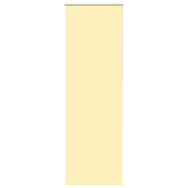 vidaXL Store enrouleur occultant jaune largeur du tissu 65,7 cm