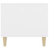 vidaXL Table basse Blanc 90x49x45 cm Bois d'ingénierie