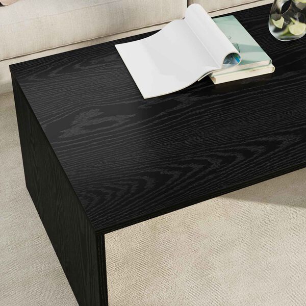 vidaXL Table basse Ch&ecirc;ne noir 95 x 50 x 34 cm Bois d'ing&eacute;nierie