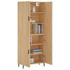 vidaXL Buffet haut Ch&ecirc;ne sonoma 69,5x34x180 cm Bois d'ing&eacute;nierie