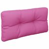 vidaXL Coussins de palette lot de 2 rose tissu