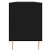 vidaXL Meuble TV noir 150x30x44,5 cm bois d'ingénierie