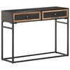 vidaXL Table console 100x35x75 cm Bois de manguier massif