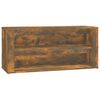 vidaXL &Eacute;tag&egrave;re &agrave; chaussures Ch&ecirc;ne fum&eacute; 100x35x45 cm Bois d'ing&eacute;nierie
