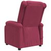 vidaXL Fauteuil électrique de massage Bordeaux Velours