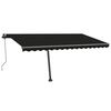vidaXL Auvent automatique sur pied 400x350 cm Anthracite