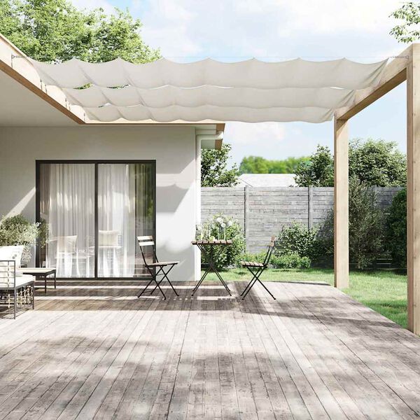 vidaXL Auvent vertical Blanc 100x1200 cm Tissu oxford