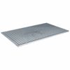 vidaXL Grille Argent 100 x 60 x 2 cm Acier galvanis&eacute; &agrave; chaud