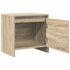 vidaXL Table de chevet ch&ecirc;ne sonoma 45x34x44,5 cm bois d'ing&eacute;nierie