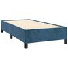 vidaXL Sommier &agrave; lattes de lit avec matelas Bleu fonc&eacute; 90x200 cm