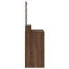 vidaXL Table de Toilette Marron 100 x 41 x 140 cm Bois d'ingénierie