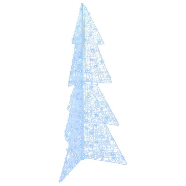 vidaXL Sapin de No&euml;l avec 160 LED Blanc Froid 150 cm Acrylique