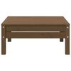 vidaXL Salon de jardin 3 pcs Bois de pin massif Marron miel