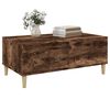 vidaXL Table basse Ch&ecirc;ne fum&eacute; 90x50x36,5 cm Bois d'ing&eacute;nierie
