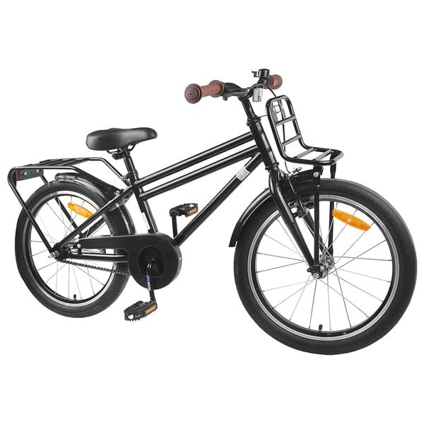 vidaXL V&eacute;lo pour Enfants 18 Pouces pour les 5-7 ans Noir