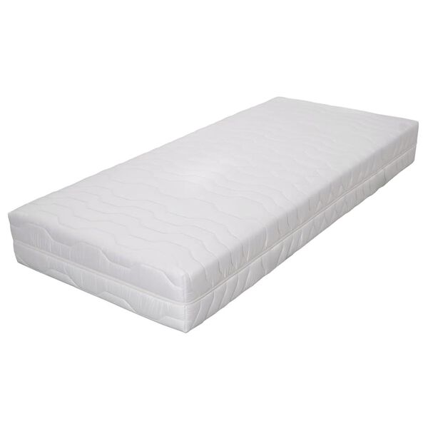 vidaXL Matelas 100 x 200 cm 7 zones Ressort ensach&eacute; 20 cm H2