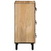 vidaXL Armoires latérales 3 pcs 60x33x75 cm bois massif de manguier