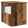 vidaXL Meuble de cage chiens vieux bois 55x75x65 cm bois d'ing&eacute;nierie
