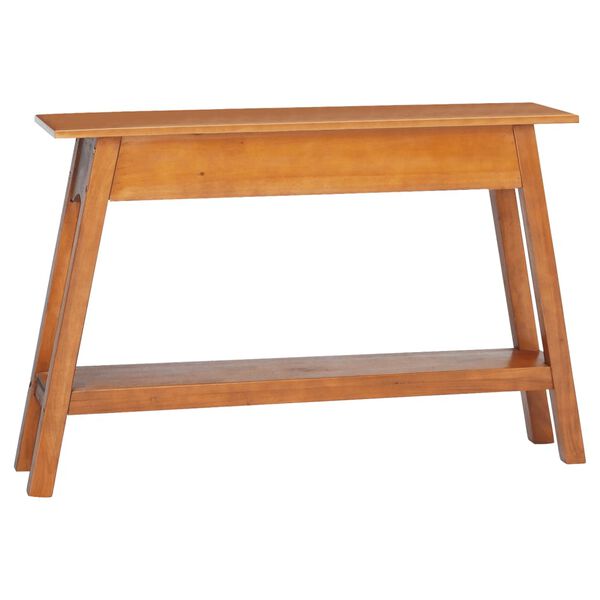 vidaXL Table console 110x30x75 cm bois massif d'acajou