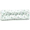 vidaXL Coussins de palette lot de 7 motif de feuilles tissu