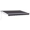 vidaXL Auvent r&eacute;tractable &eacute;lectrique Anthracite 3 x 2 m