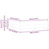 vidaXL Lit &agrave; ressorts avec matelas Gris clair 180 x 210 cm tissu