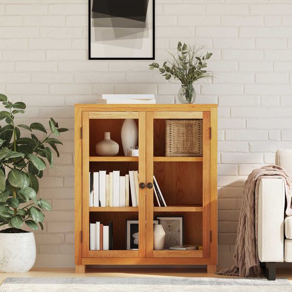 vidaXL Armoire avec &eacute;tag&egrave;re Marron 80 x 35 x 95 cm Bois d'ing&eacute;nierie