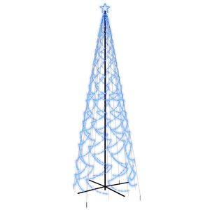 vidaXL Arbre de No&euml;l c&ocirc;ne 1400 LED Bleues 160x500 cm