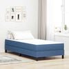 vidaXL Matelas de Lit avec matelas Bleu 100 x 200 cm tissu