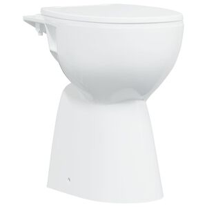 vidaXL Toilette sans rebord 7cm hauteur suppl&eacute;mentaire Abattant amorti