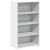 vidaXL Buffet haut blanc 70x41x124 cm bois d'ing&eacute;nierie