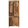 vidaXL Haut Armoire avec tiroir 2 pcs Bois ancien Bois d'ing&eacute;nierie