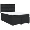 vidaXL Sommier &agrave; lattes de lit avec matelas Noir 160x200 cm