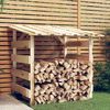 vidaXL Pergola avec toit 100x90x100 cm Bois de pin impr&eacute;gn&eacute;