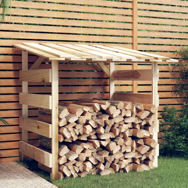 vidaXL Pergola avec toit 100x90x100 cm Bois de pin impr&eacute;gn&eacute;