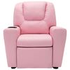 vidaXL Fauteuil inclinable enfants Similicuir Rose