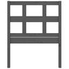 vidaXL Tête de lit Gris 95,5x4x100 cm Bois massif de pin