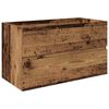 vidaXL Meuble lavabo avec bassin et robinet int&eacute;gr&eacute;s vieux bois