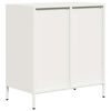 vidaXL Buffet blanc 68x39x73,5 cm acier laminé à froid