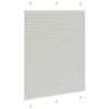 vidaXL Store pliss&eacute; gris clair 110x150cm largeur du tissu 109,4cm