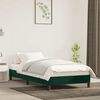vidaXL Cadre de lit sans matelas vert foncé 80x200 cm velours