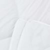 vidaXL Ensemble de Duvet avec oreiller 2 pcs Blanc Microfibre