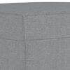 vidaXL Repose-pied Gris clair 70x55x41 cm Tissu