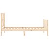 vidaXL Cadre de lit sans matelas 100x200 cm bois massif de pin