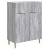 vidaXL Buffet Sonoma gris 66 x 34,5 x 90 cm Bois d'ing&eacute;nierie