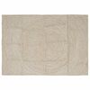 vidaXL Tapis de surface Naturel et Blanc 120 x 170 cm Jute