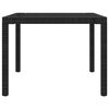vidaXL Ensemble &agrave; manger d'ext&eacute;rieur 9pcs coussins r&eacute;sine tress&eacute;e noir