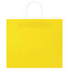 vidaXL Sacs en papier 250 pcs avec poignées jaune 32x22x28 cm