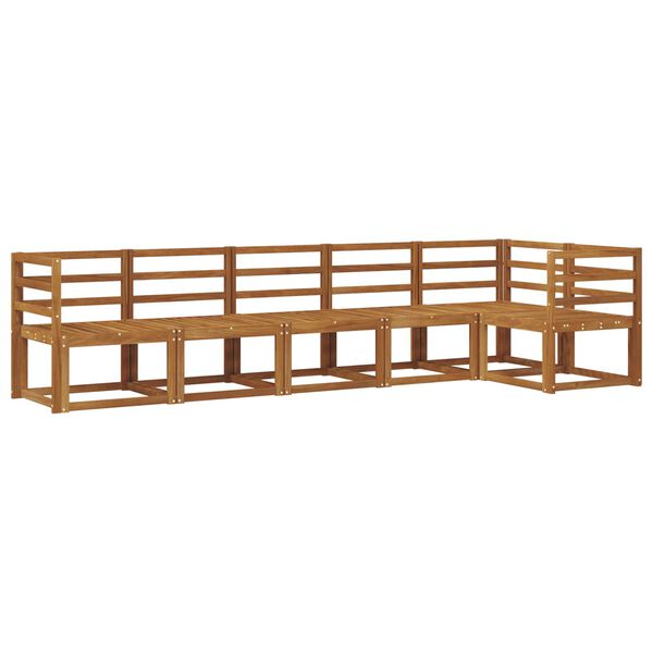 vidaXL Ensemble de canap&eacute;s d'ext&eacute;rieur 6 pcs Naturel