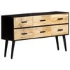 vidaXL Buffet 110x33x64 cm Bois de manguier massif